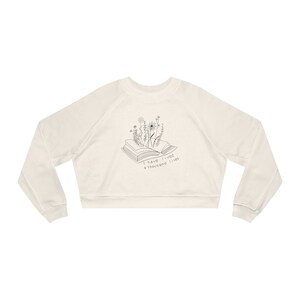 Jersey corto de forro polar con flores silvestres