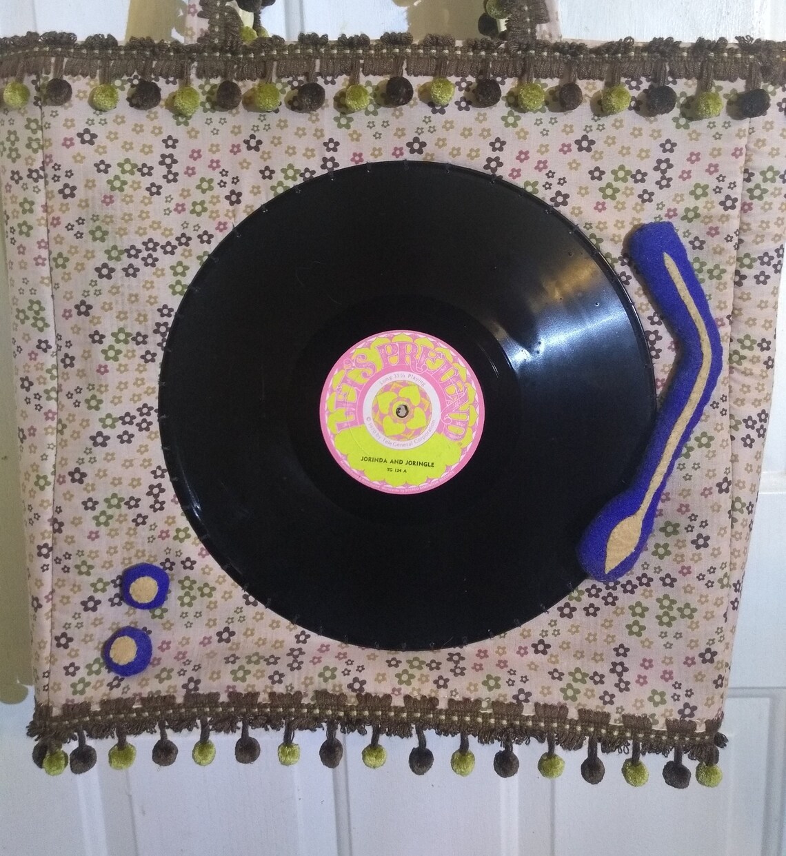 Upcycled Vinyl Record Bag Purse Etsy