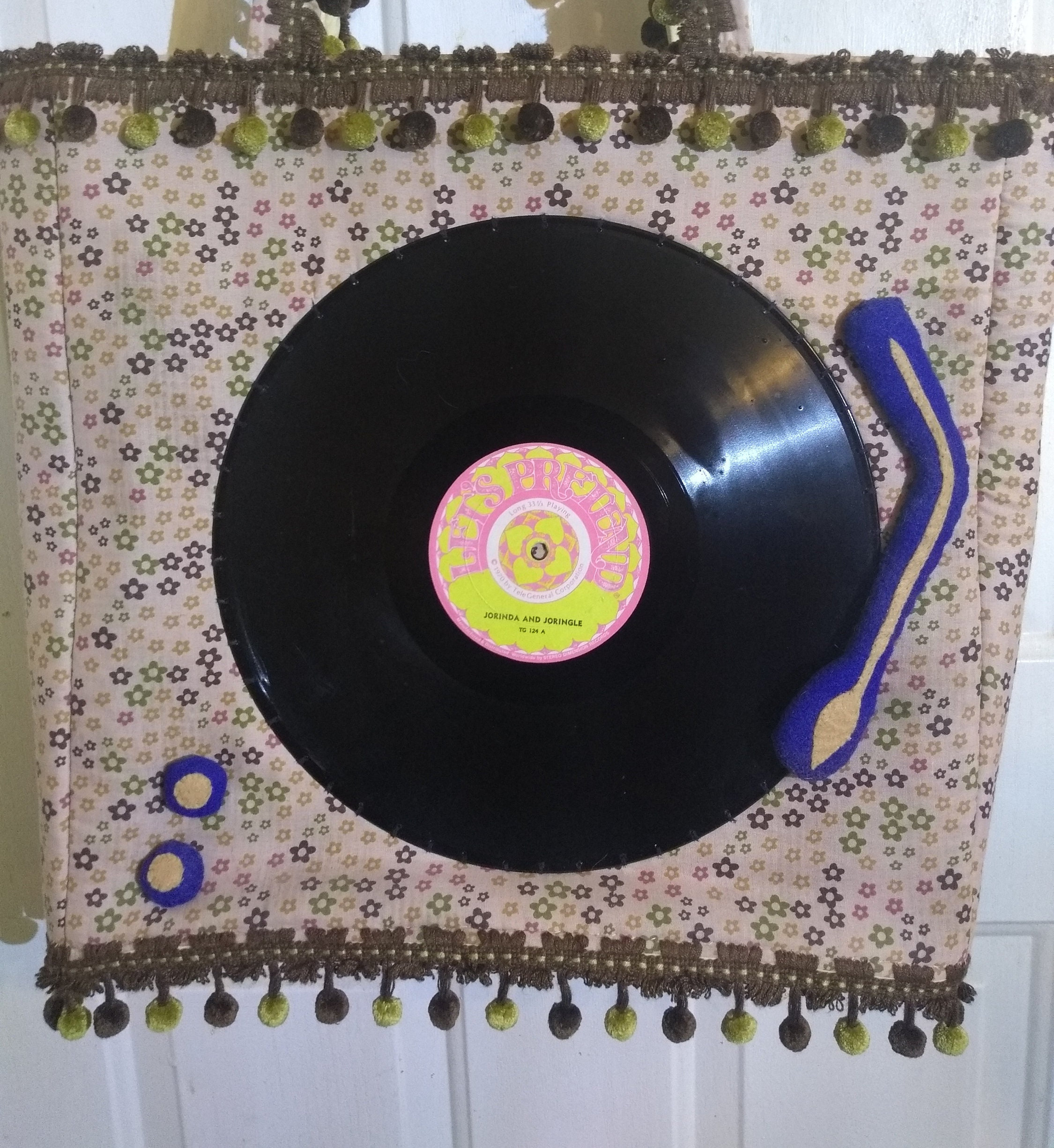 Upcycled Vinyl Record Bag Purse Etsy