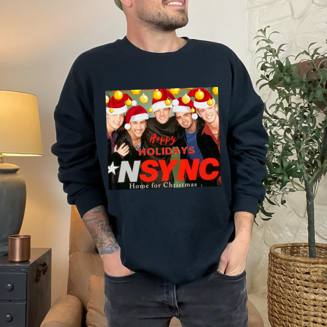 Nsync Men Christmas Sweatshirt, Nsync Sweatshirt, Christmas Dad Cousin