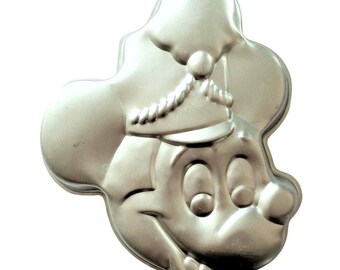 Molde para pasteles Wilton Disney Mickey Mouse Band Leader 515-302 Vintage 1976 Descatalogado
