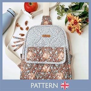 Sling Bag City Stroll, everyday bag with 7 optional compartments - pattern