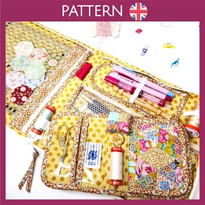 Sewing Case, organizer for handicrafts with storage options for EPP and embroidery