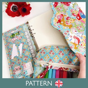 Planner, Bullet Journal, Sketchbook com 5 compartimentos internos e uma bolsa externa removível