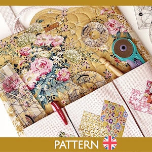Bag for patchwork and quilting rulers with special compartments, optimal for sewing meetings and workshops! - Sewing Pattern