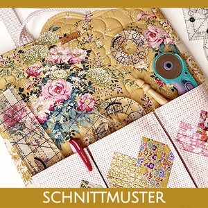 Schnittmuster - Tasche für Lineale mit speziellen Fächern (Patchwork- und Quiltlineale), optimal für Nähtreffen!