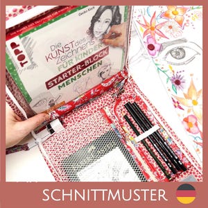 Teczka do rysowania, uniwersalna - nadaje się również jako teczka do szycia i do zapisywania wykrojów krawieckich