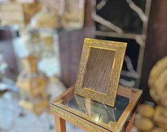 Desert Mirage Moroccan Mirror | Handcrafted Boho Wall Decor | Vintage-Inspired Metal Mirror for Rustic & Ethnic Interiors