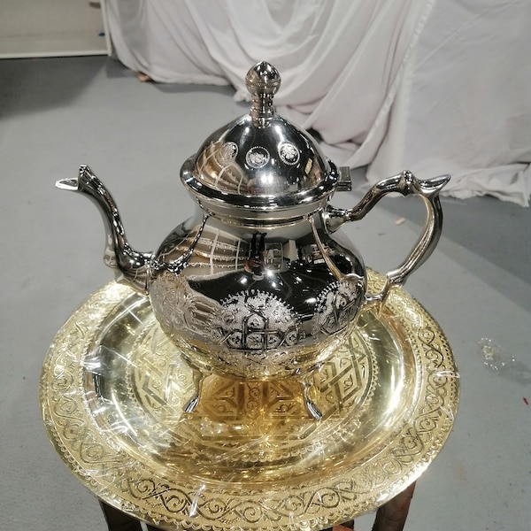 Grand Théière à thé style Andalousie marocaine