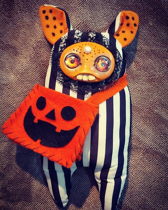 Dust bunnies doll rabbit plushie the maker plushie doll fanmade art