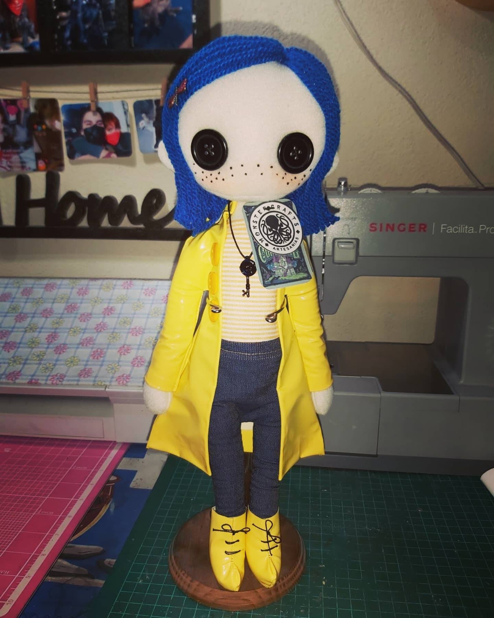 Coraline Plush Doll Coraline and the Secret Door Plushie Etsy