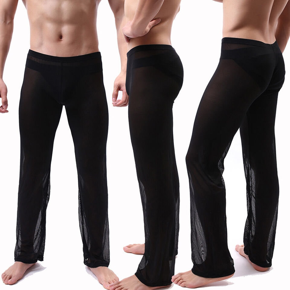 Tango Pants, Black Sheer Leggings, Women Trousers, Long Black Pants, Sheer  Pants, Dance Pants, Sexy Pants, Disco Pants, Extravagant Pants 