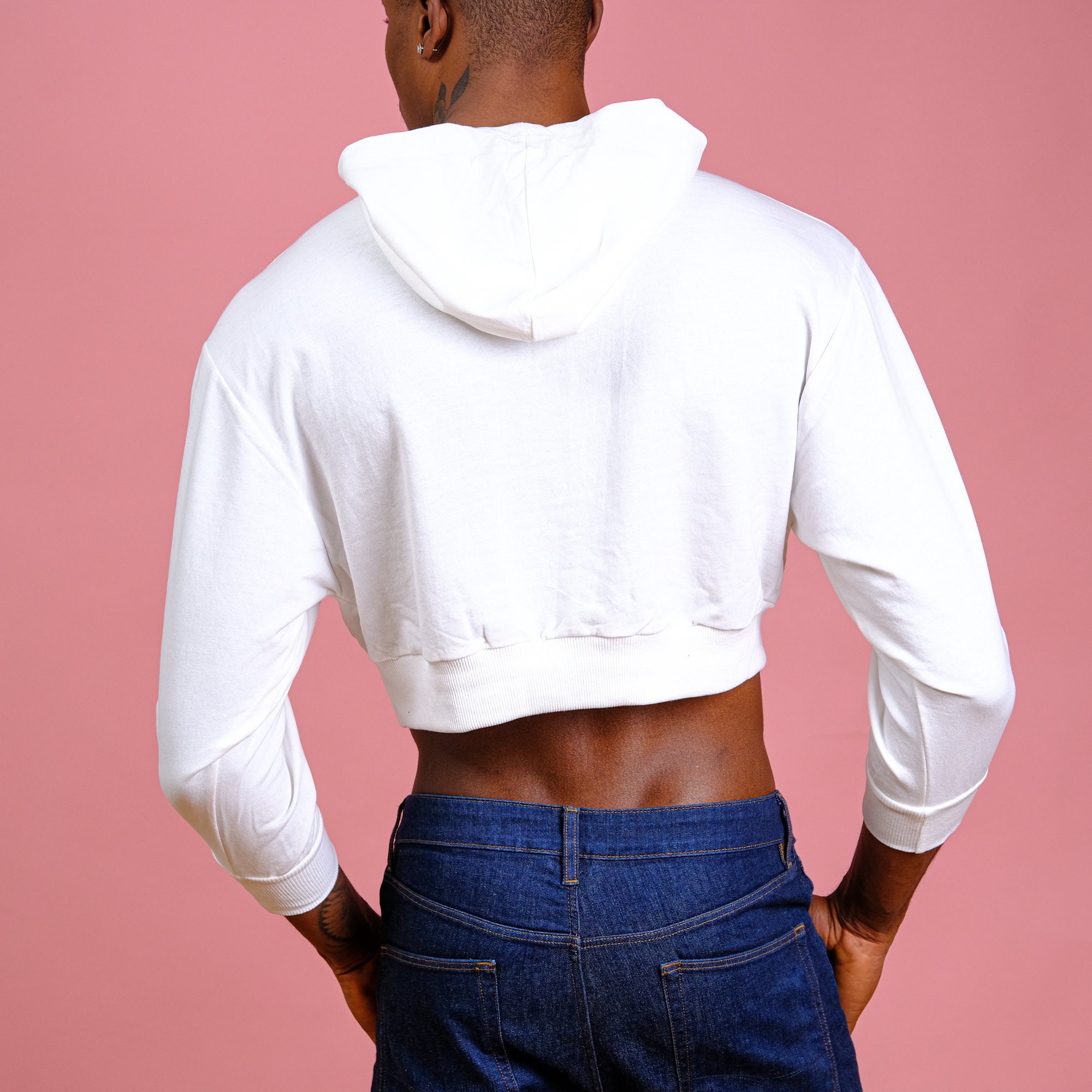 トップス maison selon crop logo sweat ivory Signature_Cropped_Sweatshirt_W