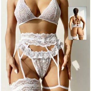 Woman Sexy/Classy Lingerie See Through White