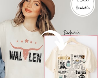 Vintage Pink Wallen Western Shirt, Country Music Shirt, Shirt for Her, Cowboy shirt, Vintage Shirt, Concert Shirt, Best Gift For Her