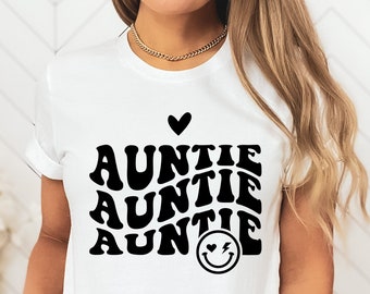 Best Auntie Shirt, Graphic Ultra-Cotton Tee, Aunt Gift