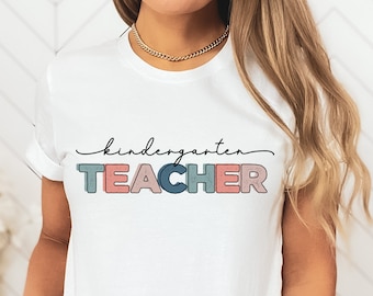 Kindergarten Teacher Shirt, Teacher Shirt, Teacher Gift, School Shirt, Womens Shirt, Love to Teach Shirt, Kindergarten Shirt