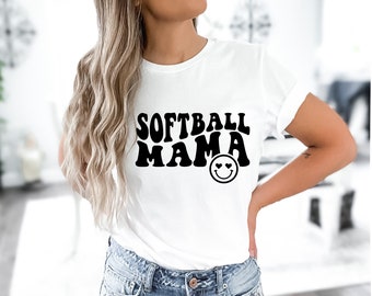 Softball Mama Shirt, Mama Shirt, Mama Geschenk, Softball Shirt, Liebe Softball Shirt, Frauen Shirt, Sport Shirt