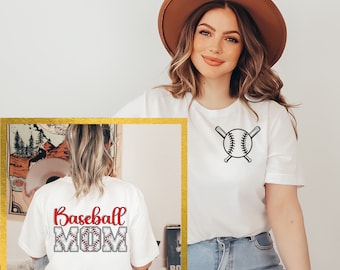 Baseball Mom, Mom Shirt, Gift for Mom, Baseball Shirt for Mom, Baseball Shirt, Baseball Season Shirt, Love Baseball Shirt
