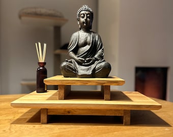 Autel de Bouddha, sanctuaire de méditation puja 1-3 étages