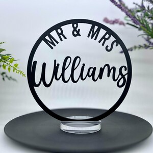 Wedding Personalized centerpiece, Wedding Head Table Centerpiece, Engagement Rehearsal Decor, Dinner Party, Couples Gift AB23-1b