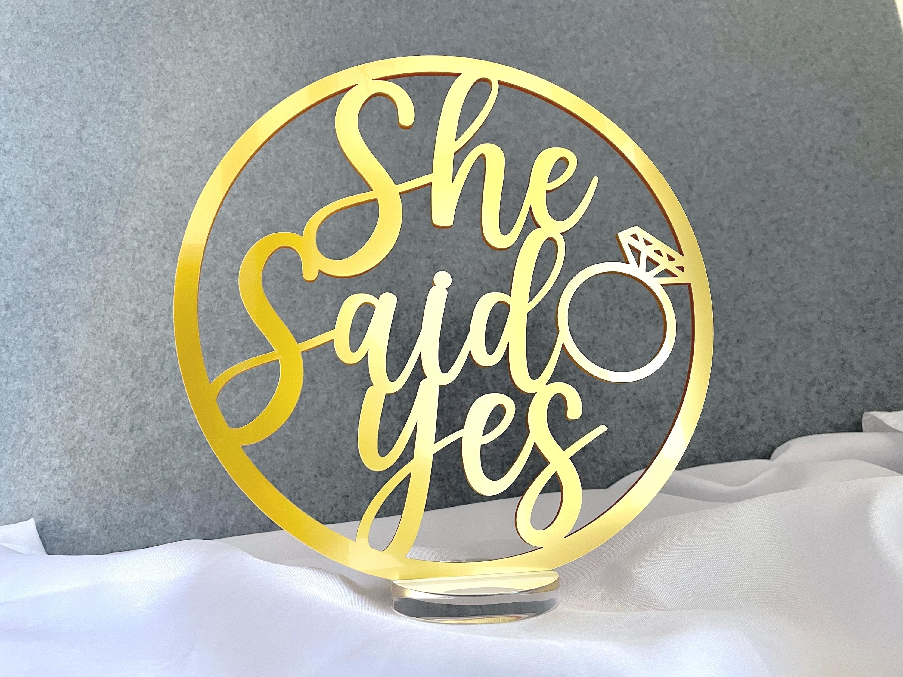 Engagement Centerpiece Table Decor