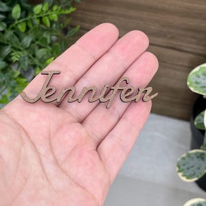 Custom Miniature Place Card, Guest Table Name Tags, Wedding Dinner Settings, Bachelorette Rehearsal Party, Laser Cut Wood, Party Decor USA
