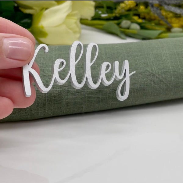 Elegant Custom Wedding Place Cards, Family Dinner Table Acrylic Name Plates, Our Lowest Price Personalization. High Quality AA27 Chattanooga