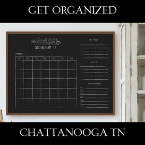Dry Erase Calendar: BIG! 24x36,  Command Center - Our most popular - We've shipped these all over. Your home is next! Chattanooga TN AA56-2