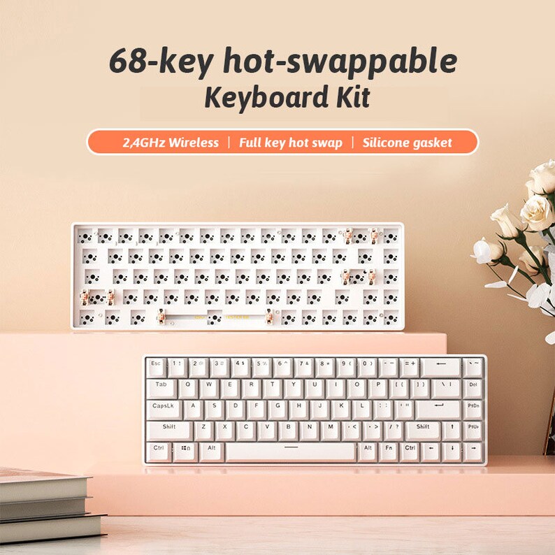 THOCK EK68 Mechanical Keyboard Hot Swappable Bluetooth Etsy India