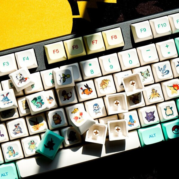 Pokémon Keycap set | XDA Profile | PBT Plastic | 162 Keycaps