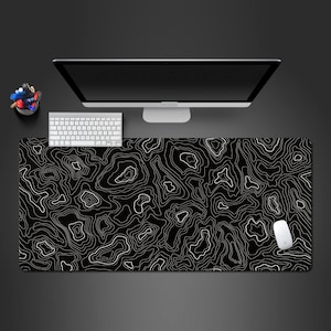 WOB Topography Desk Mat | Various sizes | Mouse Pad | Minimalistic design