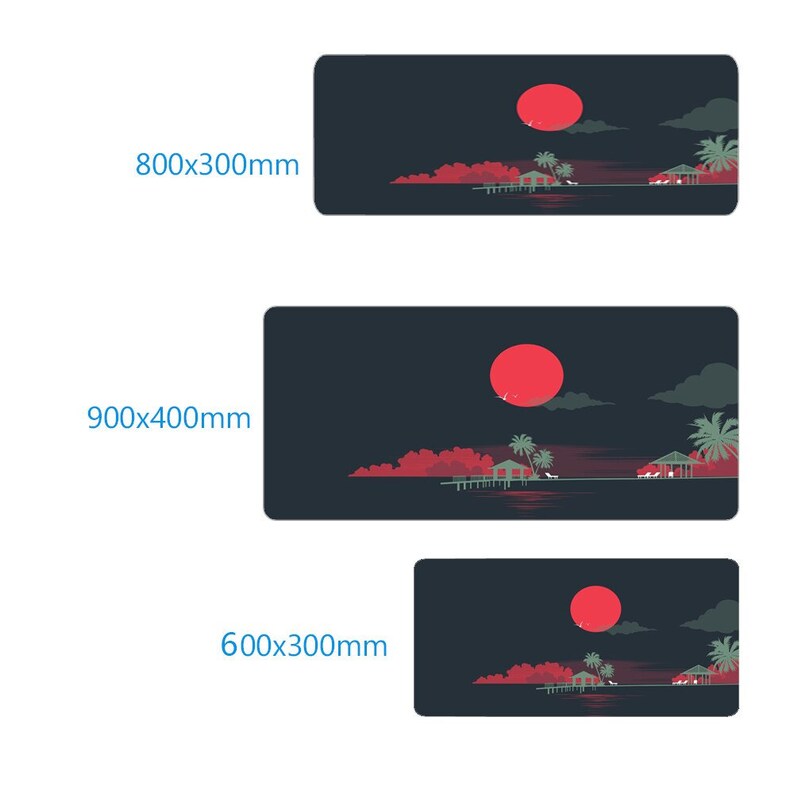 Japanese Desk Mats Different Colours and Sizes Mouse Pad Etsy Canada