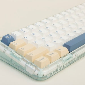 Soy Milk Keycaps | Cherry Profile | PBT Plastic | 135 Keycap Set