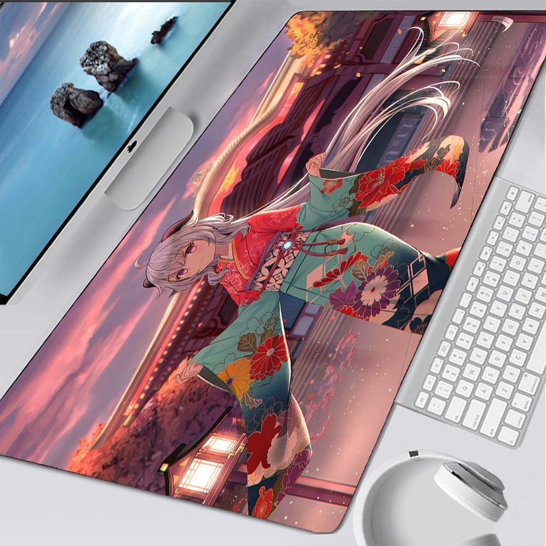 Genshin Impact Ganyu Desk Mats Different Sizes Available Etsy Hong Kong