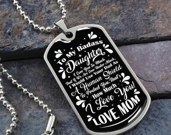 Funny Dog Tags for Daughter Keychain HusbandAndWife Best Gifts for Mom Dog Tag Necklaces Jewelry Two State South Dakota SD Connecticut CT The Love Between Mother & Daughter Knows No Distance Funny Dog Tags for Daughter Keychain HusbandAndWife Best Gifts for Mom Dog Tag Necklaces Jewelry Two State South Dakota SD Connecticut CT The Love Between Mother & Daughter Knows No Distance
