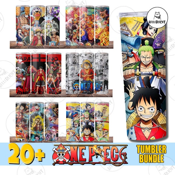 20+ One Piece Tumbler Png, Movie Character Tumbler Digital Design, Luffy Skinny Tumbler 20oz Design, Instant Download