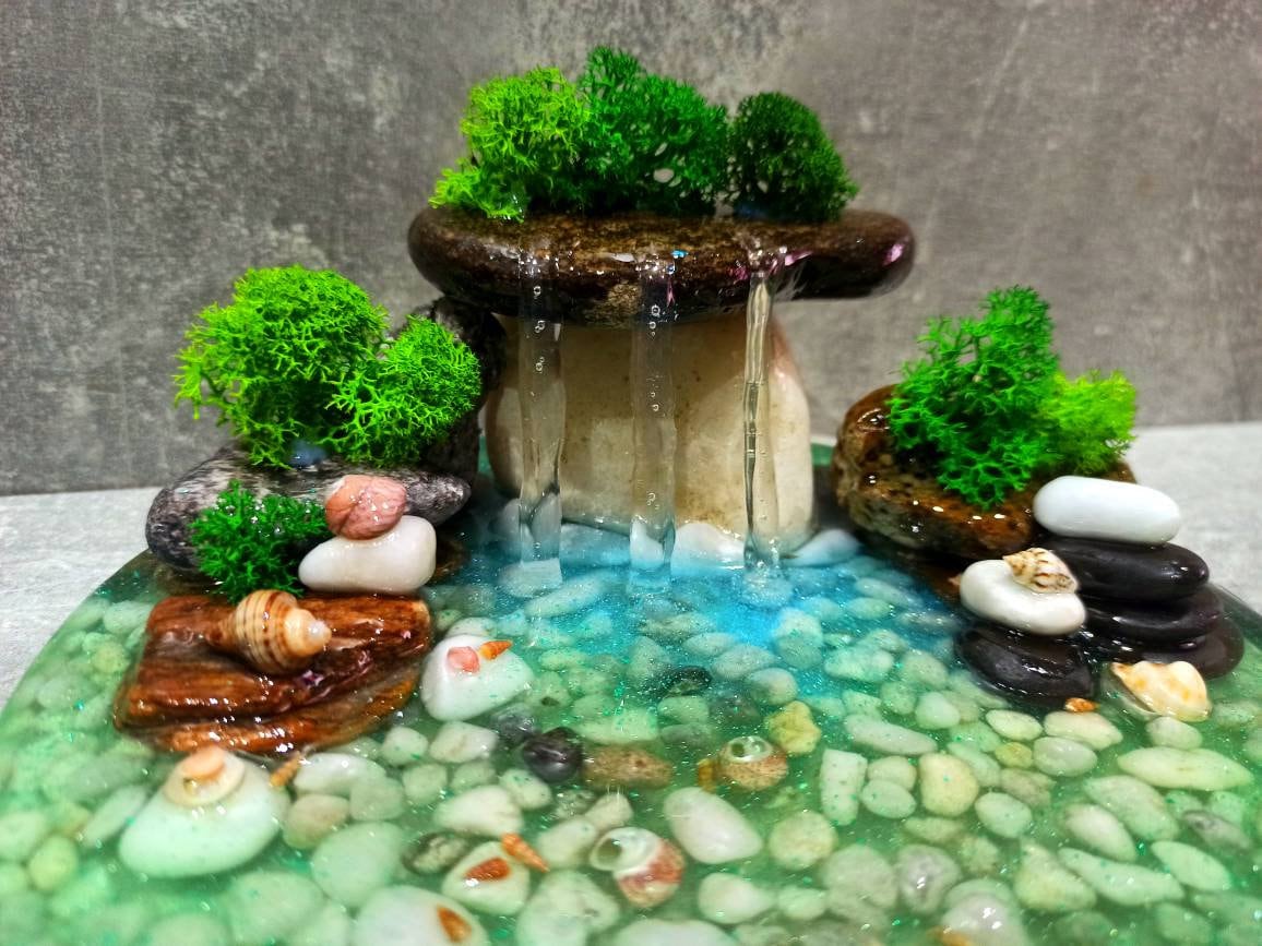 resin pond waterfall