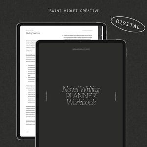 Novel Writing Digital Planner for Author Planner Plot a Novel Writer Gift Printable How to Write Workbook Creative Planner Writing Journal