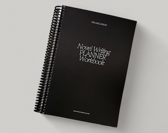 Novel Writing Workbook Planner for Author Planner Plot a Novel Writer Gift How to Write Workbook Creative Writing Journal Tracker Notebook