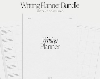 Printable Writing Digital Planner for Author Planner Plot a Novel Writer How to Write Novel Writing Journal Beat Sheet Word Count NaNoWriMo