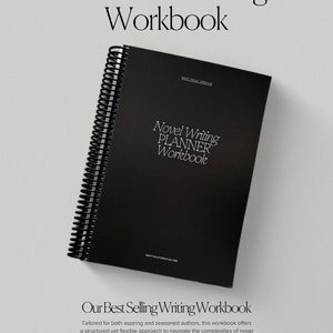 Novel Writing Workbook Planner for Author Planner Plot a Novel Writer Gift How to Write Workbook Creative Writing Journal Tracker Notebook