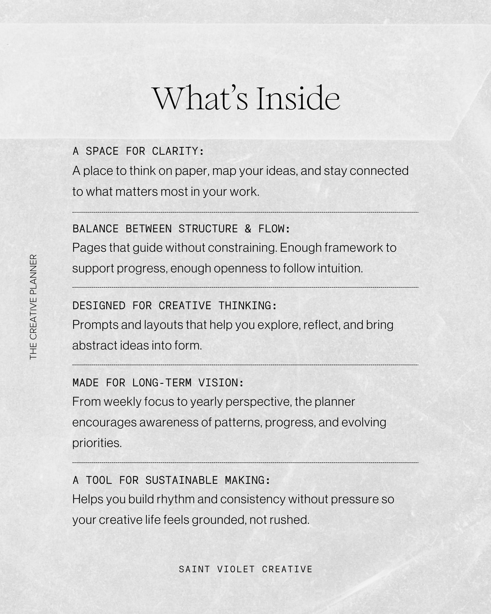 Creative Project Planner for Artists and Designers Undated Planner ...