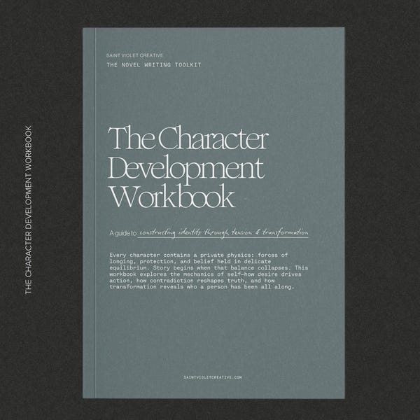 Character Writing Workbook Planner for Author Planner Writer Gifts for Writers Plot a Novel Workbook Creative Writing Workbook Tracker Book