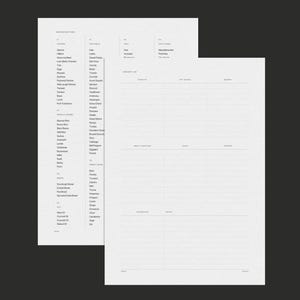 Organize your meals with the Meal Planner Bundle includes Meal Planner Meal Planner Alt Grocery List Planner and Nourishing Foods List perfect for Meal Prep and Nutrition Tracking