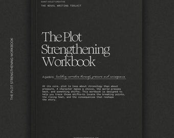 Plot Writing Workbook Story Structure Planner Writer Gifts for Writers Outline a Novel Workbook Creative Writing Plotting Guide Beat Sheets
