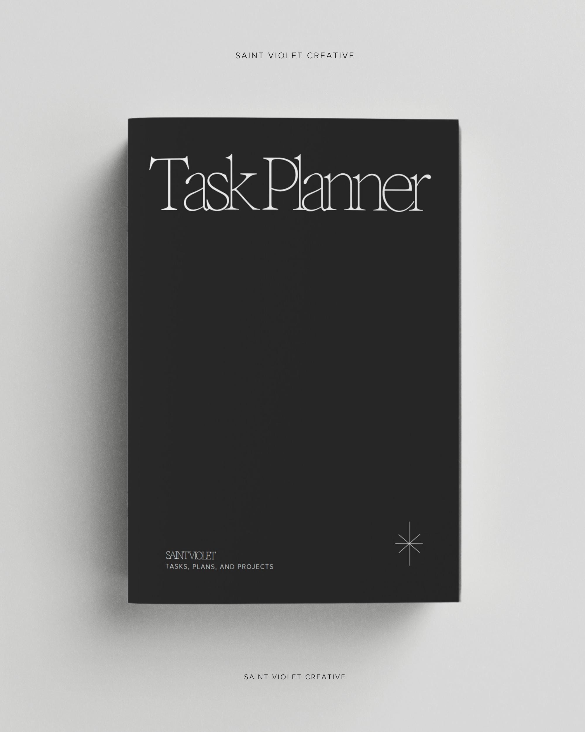Task Tracker A5 Traveler’s Notebook Project Management Daily Productivity Planner To Do List Organizer Portable Task Planner for Artists
