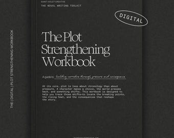 Plot Writing Workbook Story Structure Planner Writer Gifts for Writers Outline a Novel Workbook Creative Writing Plotting Digital Printable