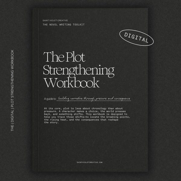Plot Writing Workbook Story Structure Planner Writer Gifts for Writers Outline a Novel Workbook Creative Writing Plotting Digital Printable