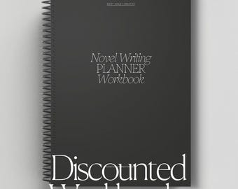 SECONDS SALE! B-Grade Discounted Novel Writing Workbook Planner for Author Planner Plot a Novel Writer Gift Creative Writing Journal Tracker